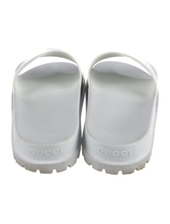 Gucci Web Accent Rubber Slides
