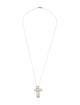 Gucci Geometric Cross Pendant Necklace