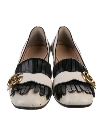 Gucci Leather Animal Print Pumps