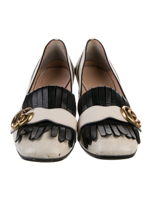 Gucci Leather Animal Print Pumps