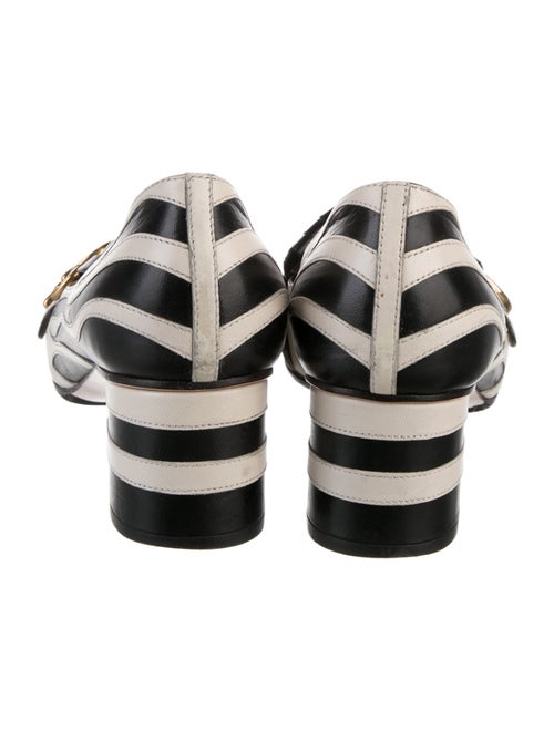Gucci Leather Animal Print Pumps