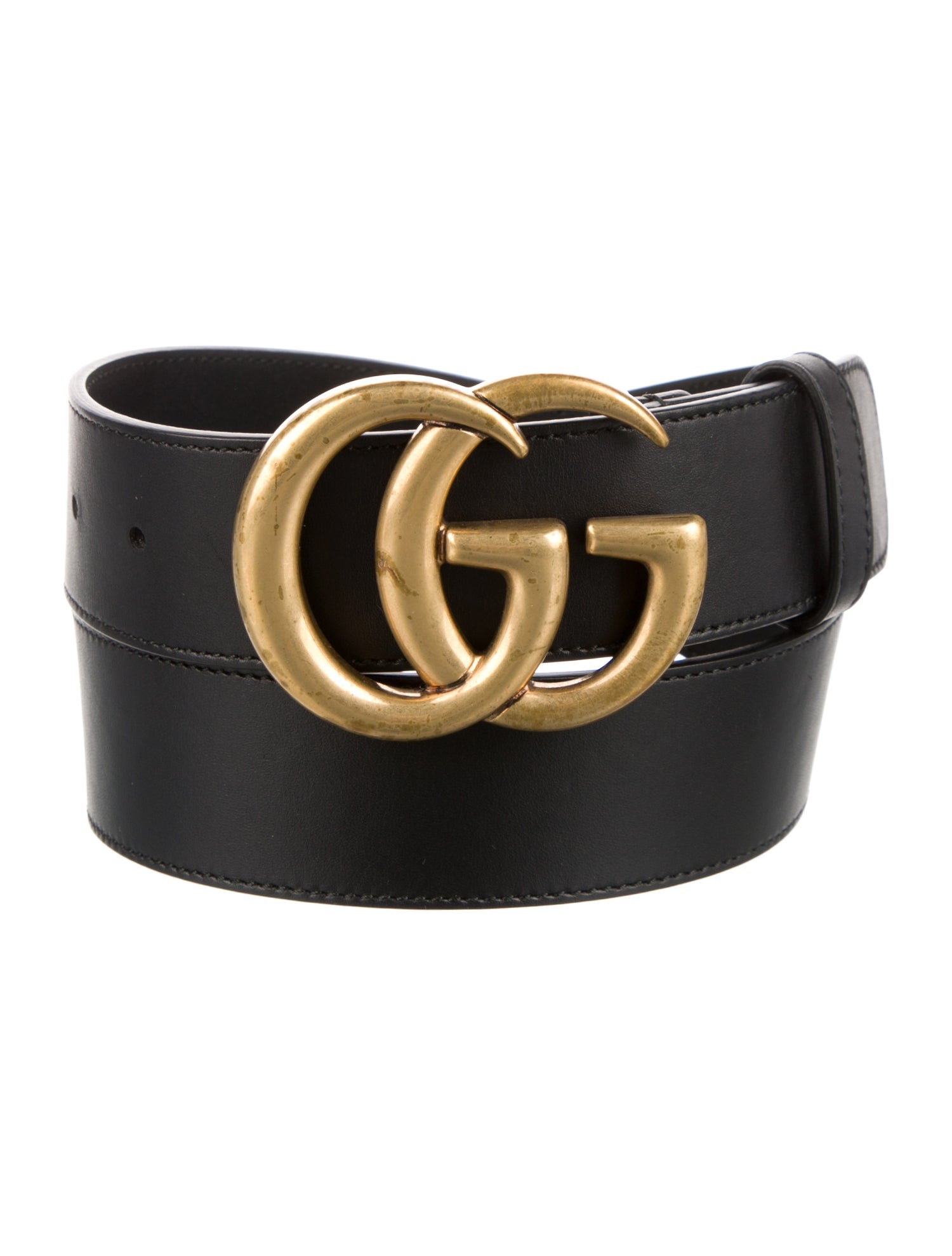 Gucci Interlocking G Logo Leather Belt
