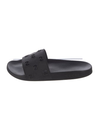 Gucci GG Logo Rubber Slides