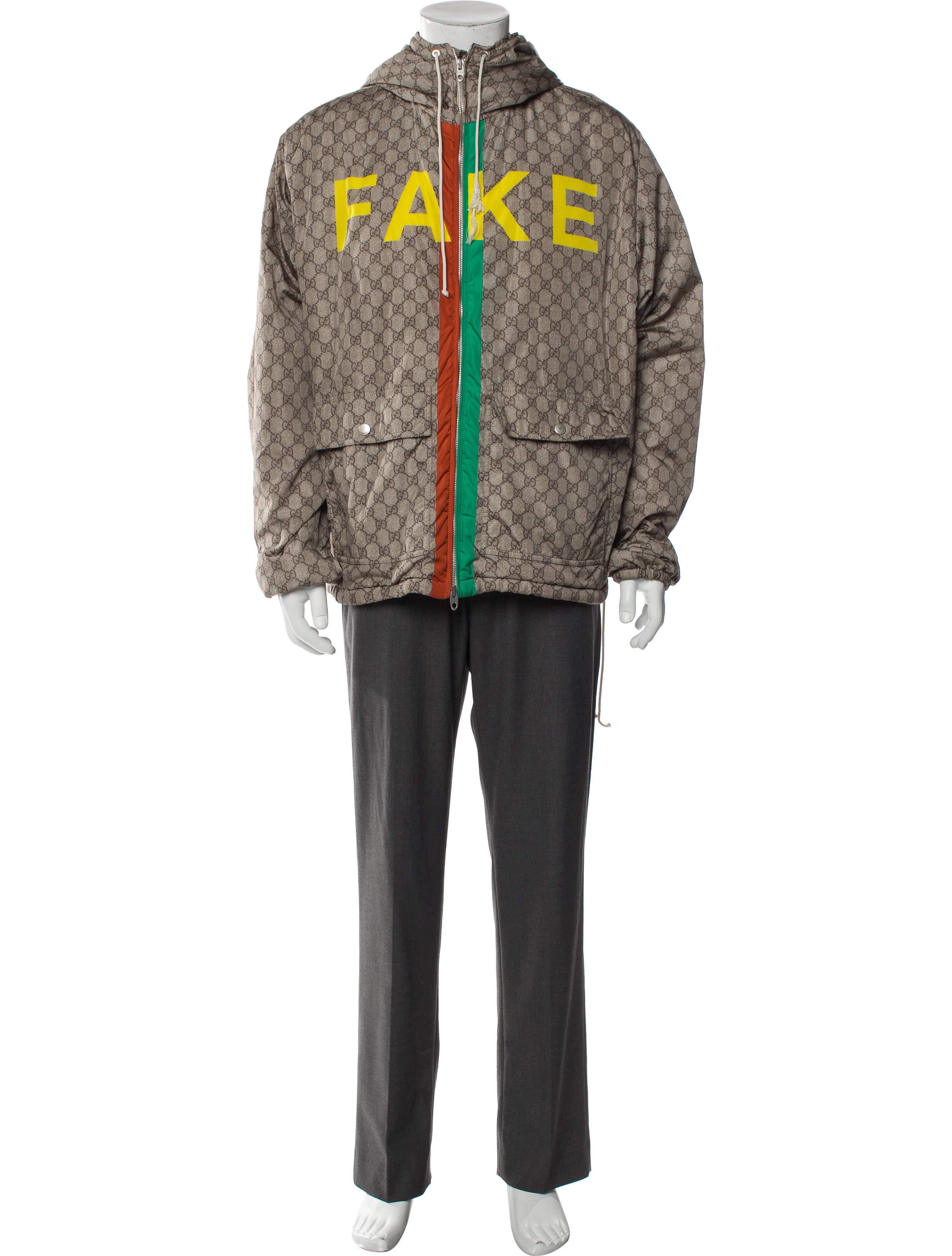 Gucci "FAKE" Windbreaker GG Supreme Windbreaker