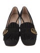 Gucci Double G Logo Suede Pumps