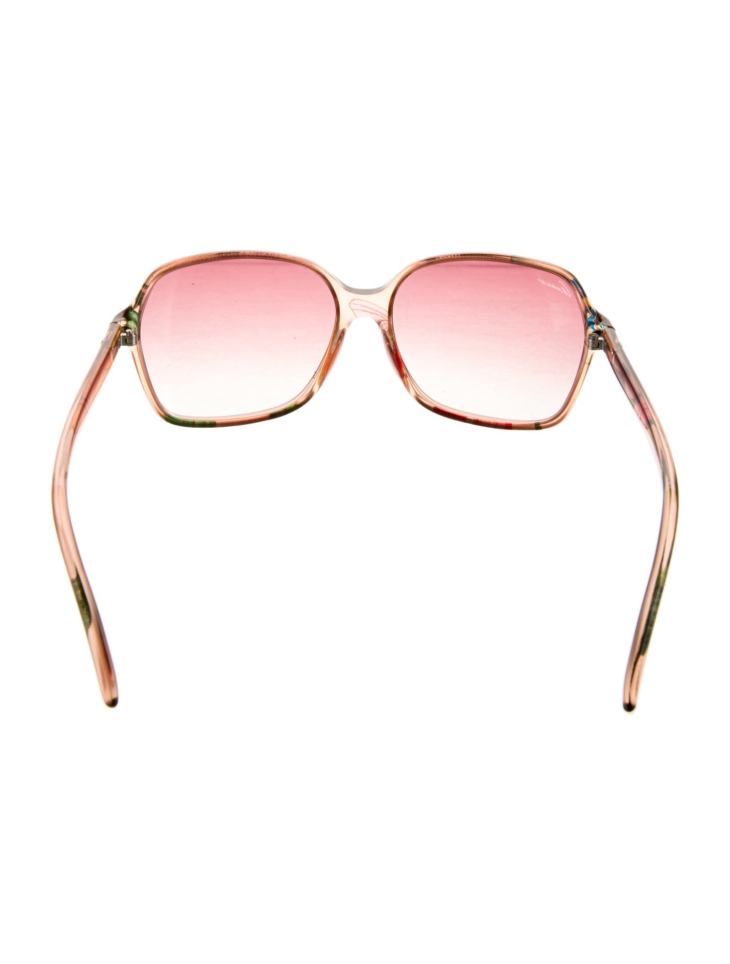 Gucci Vintage Flora Print Sunglasses