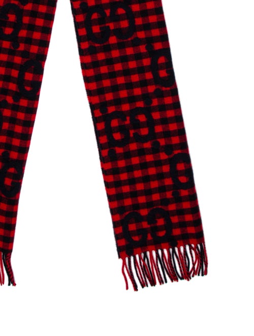 Gucci Wool Printed Scarf