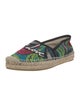 Gucci Floral Print Embroidered Accent Espadrilles
