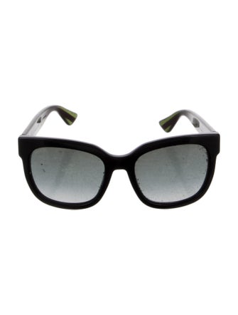 Gucci Web Accent Oversize Sunglasses