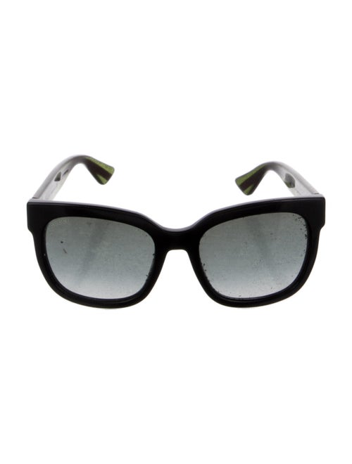 Gucci Web Accent Oversize Sunglasses