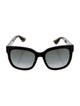 Gucci Web Accent Oversize Sunglasses