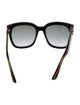 Gucci Web Accent Oversize Sunglasses