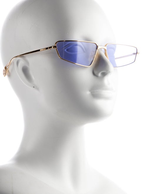 Gucci Square Clear Sunglasses