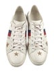 Gucci Sylvie Web Accent Leather Sneakers