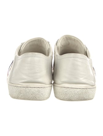 Gucci Sylvie Web Accent Leather Sneakers