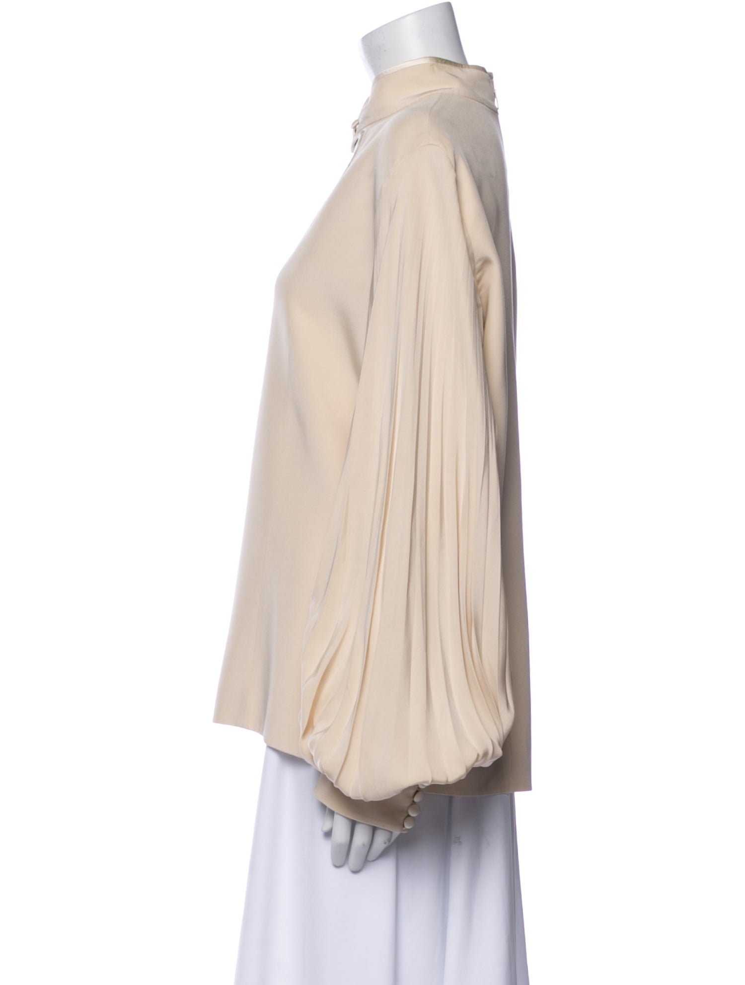 Gucci Silk V-Neck Blouse