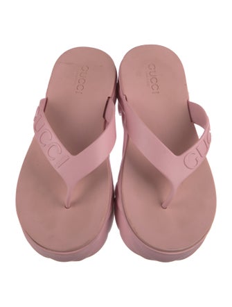 Gucci Rubber Flip Flops