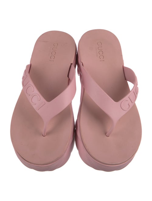 Gucci Rubber Flip Flops