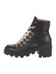 Gucci Leather Combat Boots