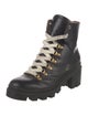 Gucci Leather Combat Boots