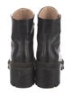 Gucci Leather Combat Boots
