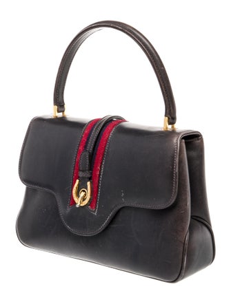 Gucci Sylvie Web Top Handle Bag