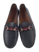 Gucci Web Accent Leather Drivers