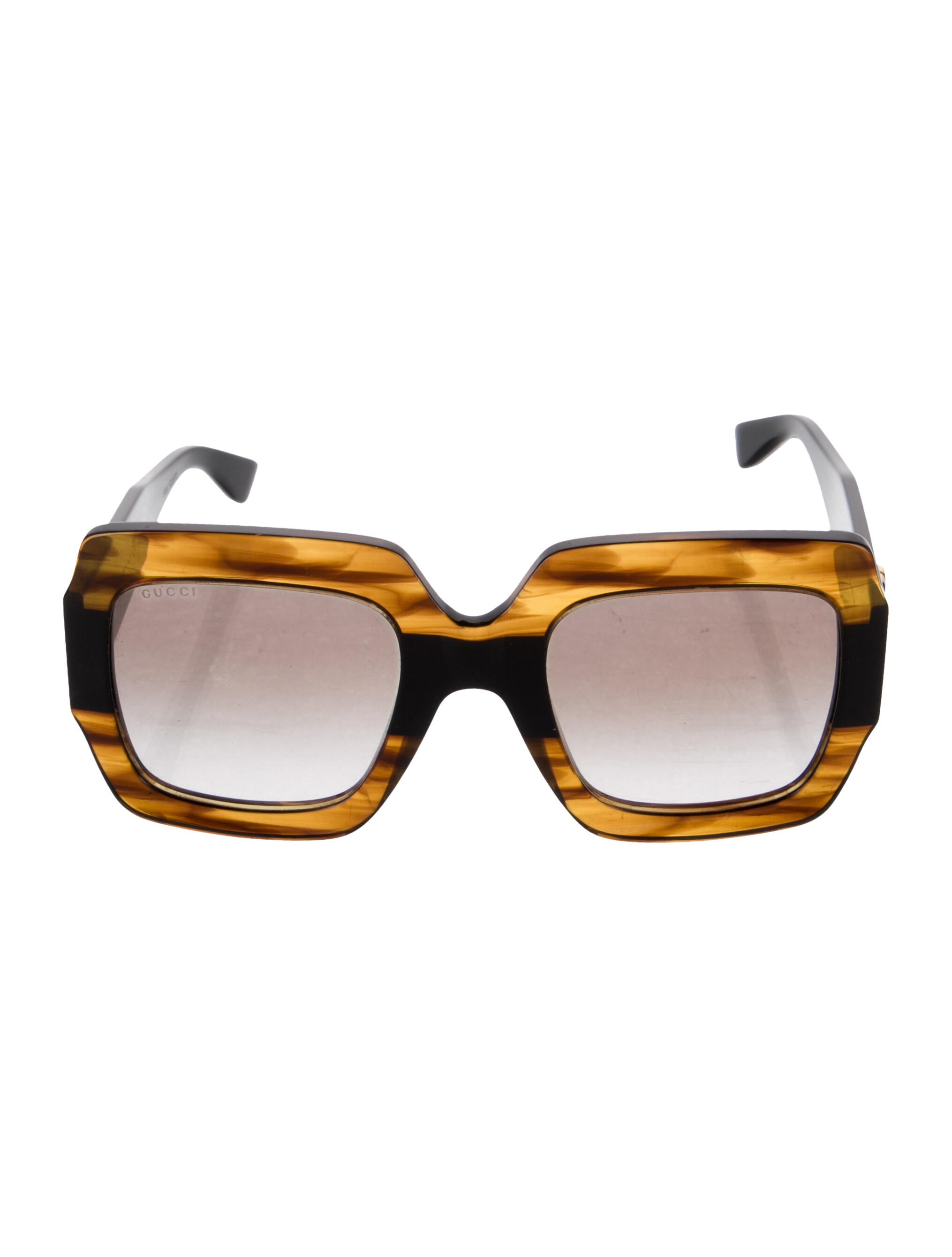 Gucci Interlocking G Logo Square Sunglasses