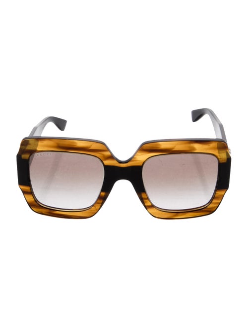 Gucci Interlocking G Logo Square Sunglasses