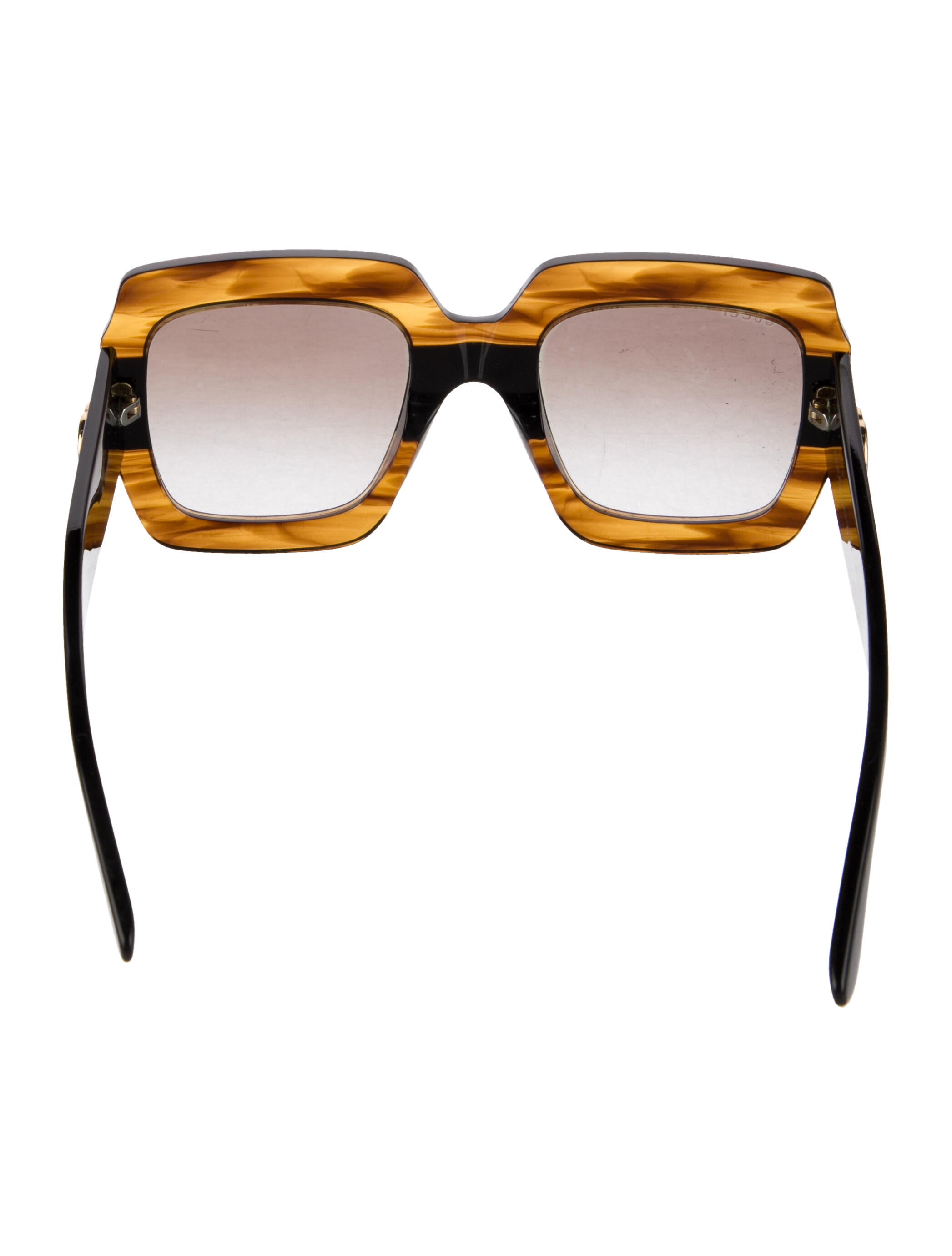 Gucci Interlocking G Logo Square Sunglasses