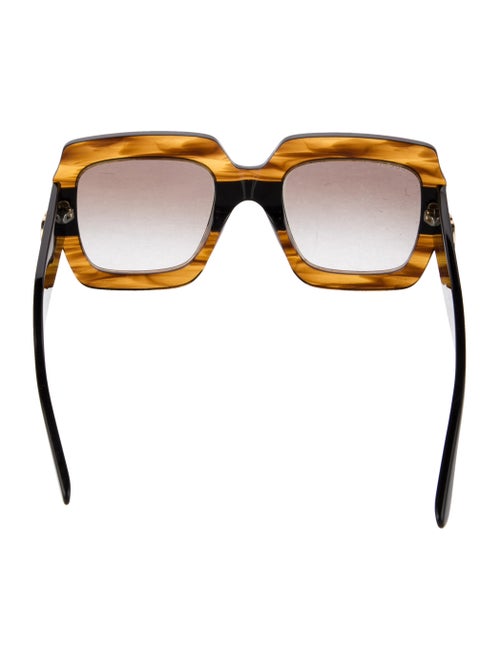 Gucci Interlocking G Logo Square Sunglasses