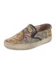 Gucci GG Supreme Leather Trim Embellishment Espadrilles