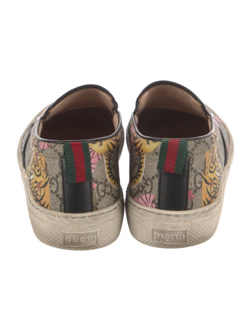 Gucci GG Supreme Leather Trim Embellishment Espadrilles
