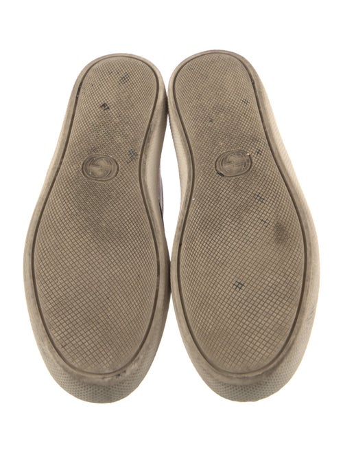 Gucci GG Supreme Leather Trim Embellishment Espadrilles