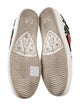 Gucci Web Accent Leather Sneakers