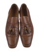 Gucci Bamboo Accent Leather Dress Loafers