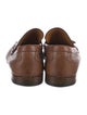 Gucci Bamboo Accent Leather Dress Loafers