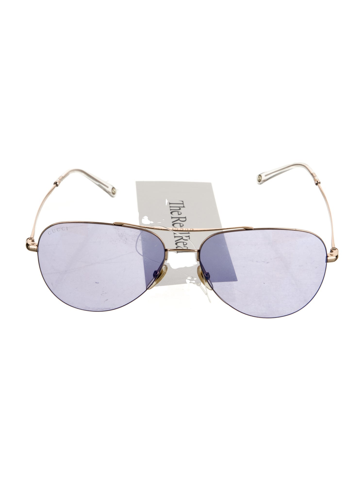 Gucci Aviator Mirrored Sunglasses