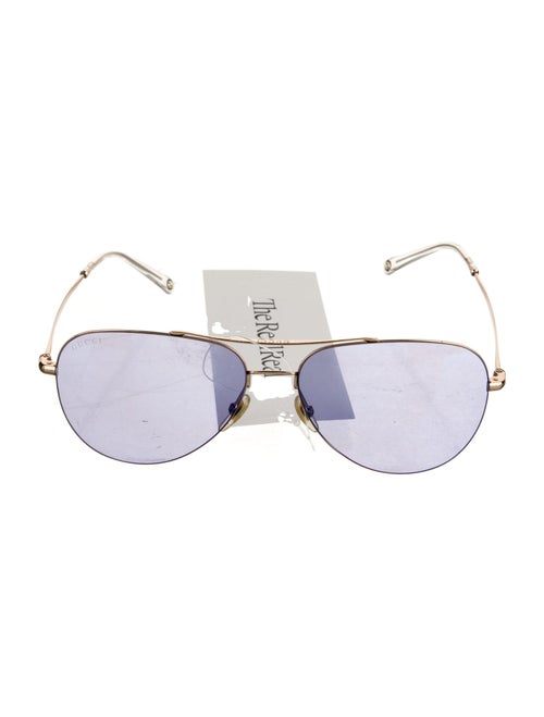 Gucci Aviator Mirrored Sunglasses