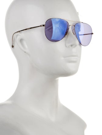Gucci Aviator Mirrored Sunglasses