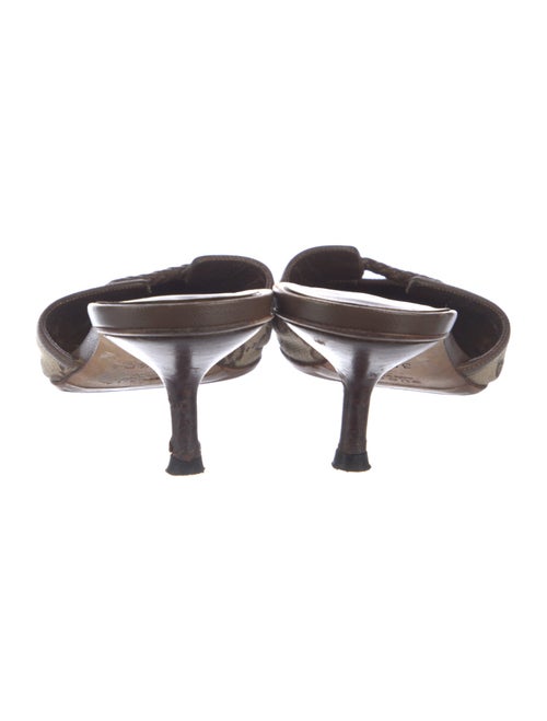 Gucci GG Canvas Canvas Mules