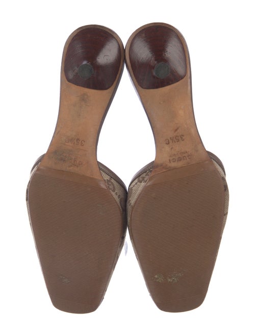 Gucci GG Canvas Canvas Mules