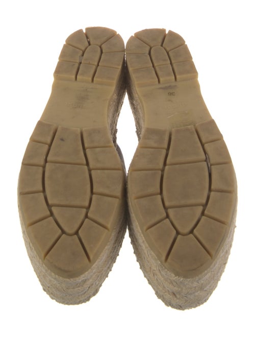 Gucci Double G Logo Leather Espadrilles