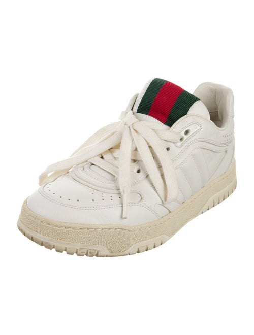 Gucci Web Accent Leather Athletic Sneakers