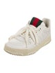 Gucci Web Accent Leather Athletic Sneakers