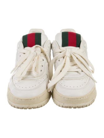 Gucci Web Accent Leather Athletic Sneakers