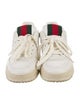 Gucci Web Accent Leather Athletic Sneakers