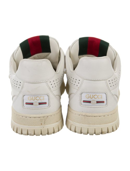 Gucci Web Accent Leather Athletic Sneakers