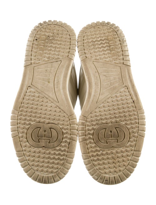 Gucci Web Accent Leather Athletic Sneakers