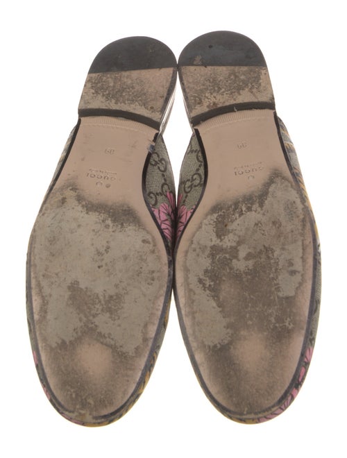 Gucci Horsebit Accent Floral Print Mules
